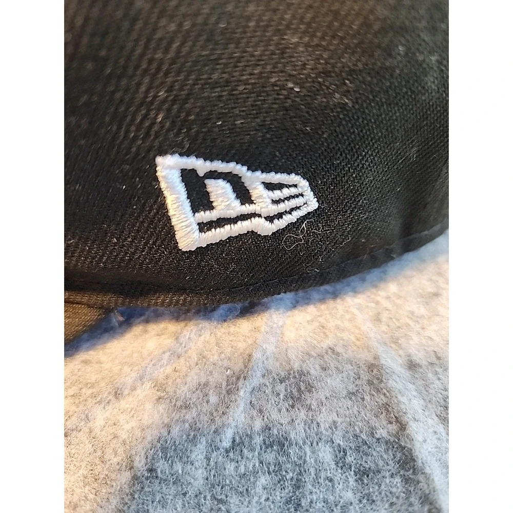 Los Angeles Dodgers Hat Cap Baseball Team New Era Patch 59FIFTY Fitted‎ 7-5/8
